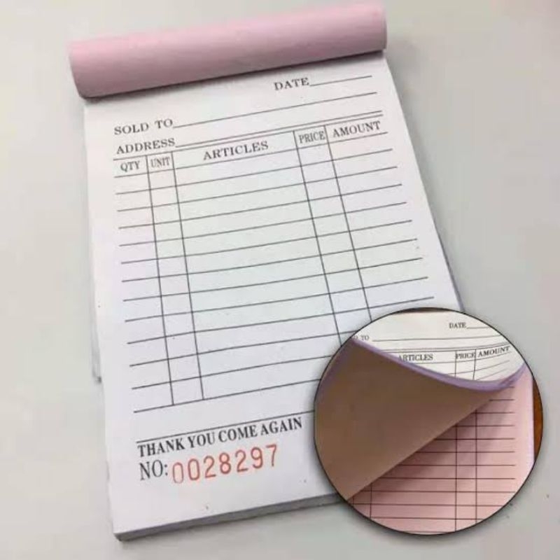 Carbonless Copy Paper Receipt Resibo | Shopee Philippines
