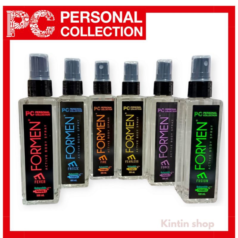 Personal Collection Formen Active Body Spray For Men 100ml | Shopee ...