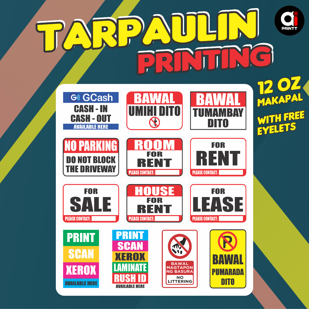 HIGH QUALITY TARPAULIN PRINTING VIBRANT COLOR AND WATERPROOF FOR ...