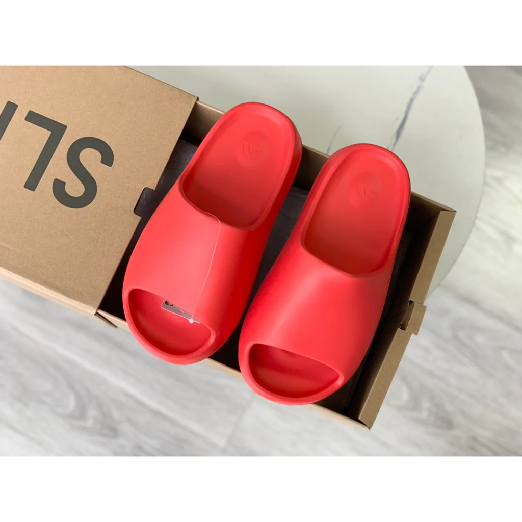 YEEZY SLIDE - Fire Red (UA Legit) | Shopee Philippines