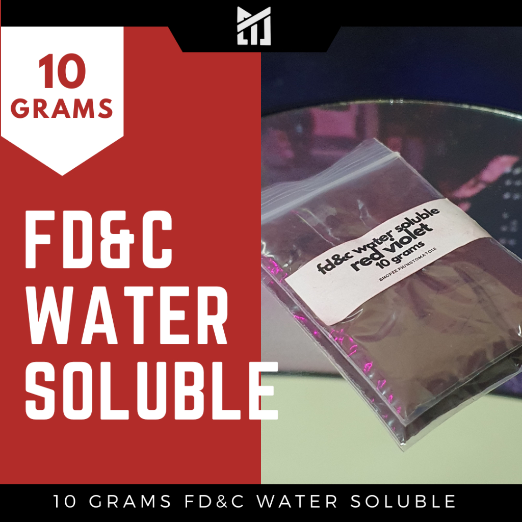 SAMPLER FD&C Powder Pigment 10 grams for Cosmetics Colorant for Water ...