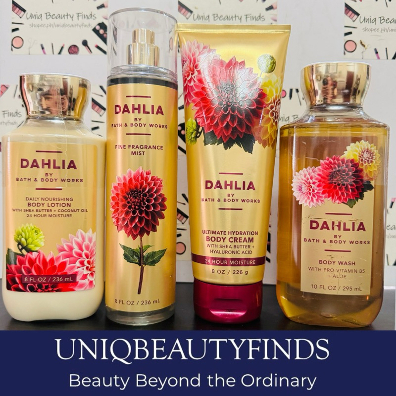 Bath and Body Works Dahlia Fragrance Mist Shower Gel Lotion | Shopee ...