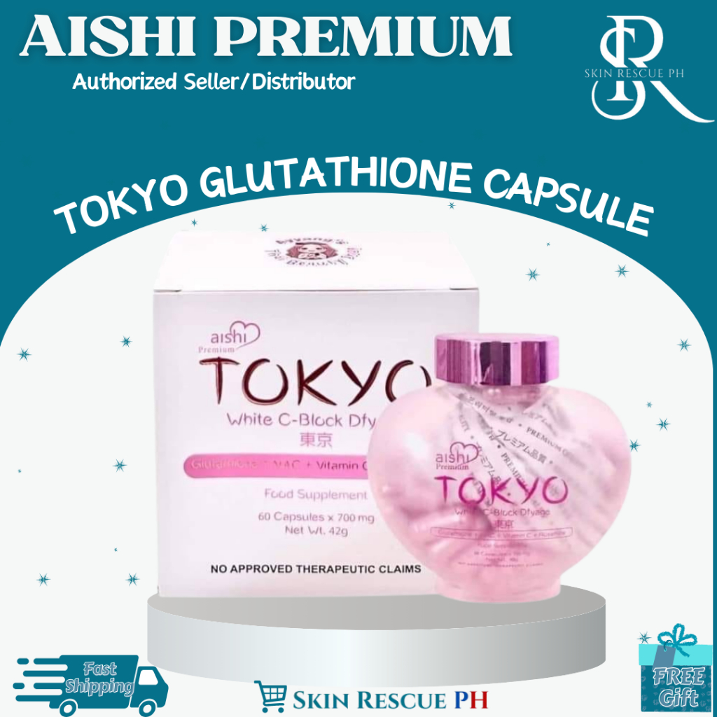 aishi tokyo glutathione fda approved Aishi Tokyo Glutathione Collagen 60PC White Gluta Vitamin Capsules