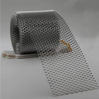 Aluminum Gutter Guard Grille – 12.7cm X 6m, Rust-Resistant Leaf Filter Net, Anti-Clog For Eaves, Kitchen Drain, Sunshade Sealing (Silver)