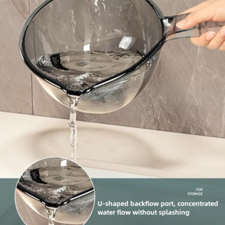 Japanese Water Dipper Clear Tabo Aesthetic Transparent Scooper Bathroom ...