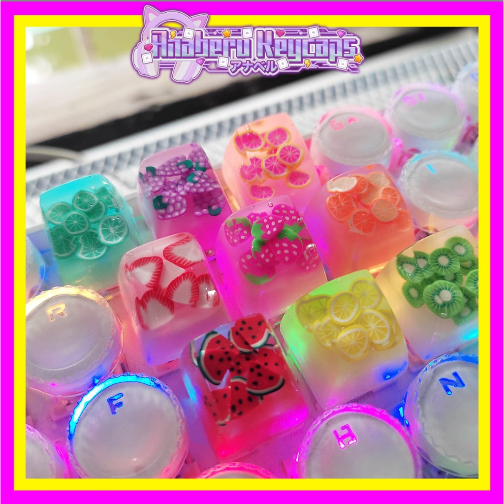 Tropical Fruit Keycaps Shake Keycaps | Shopee Philippines