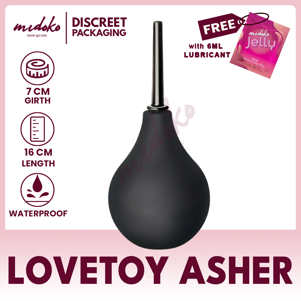 Midoko Lovetoy Deluxe Douche Spherical Enema Anal Cleaner Adult Sex Toy For Men And Women