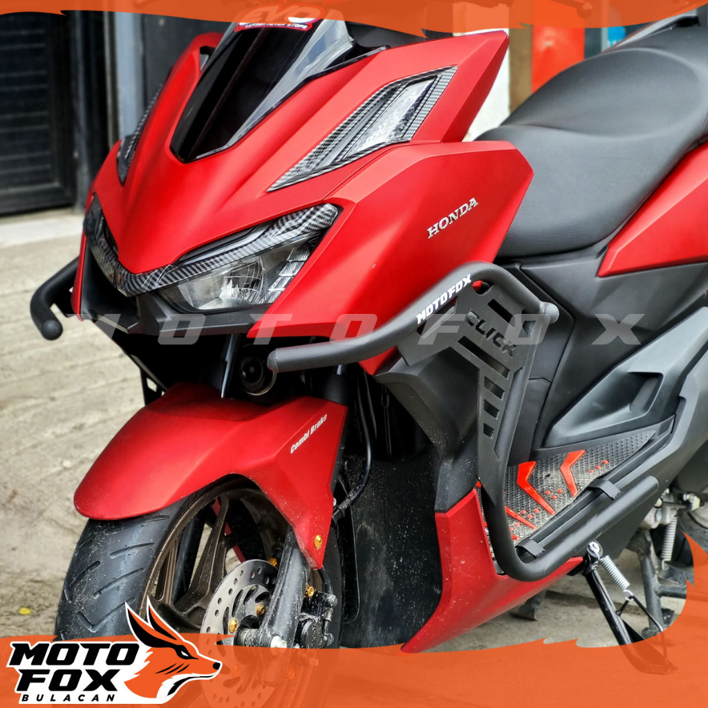 Honda Click 160 Crash Guard Sports Edition - Red Motoshield | Shopee ...