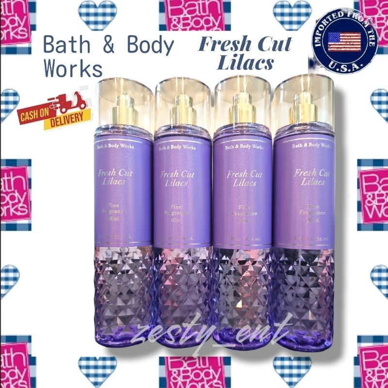 Bath And Body Works Fresh Cut Lilacs Fine Fragrance Mist 236ml Shopee