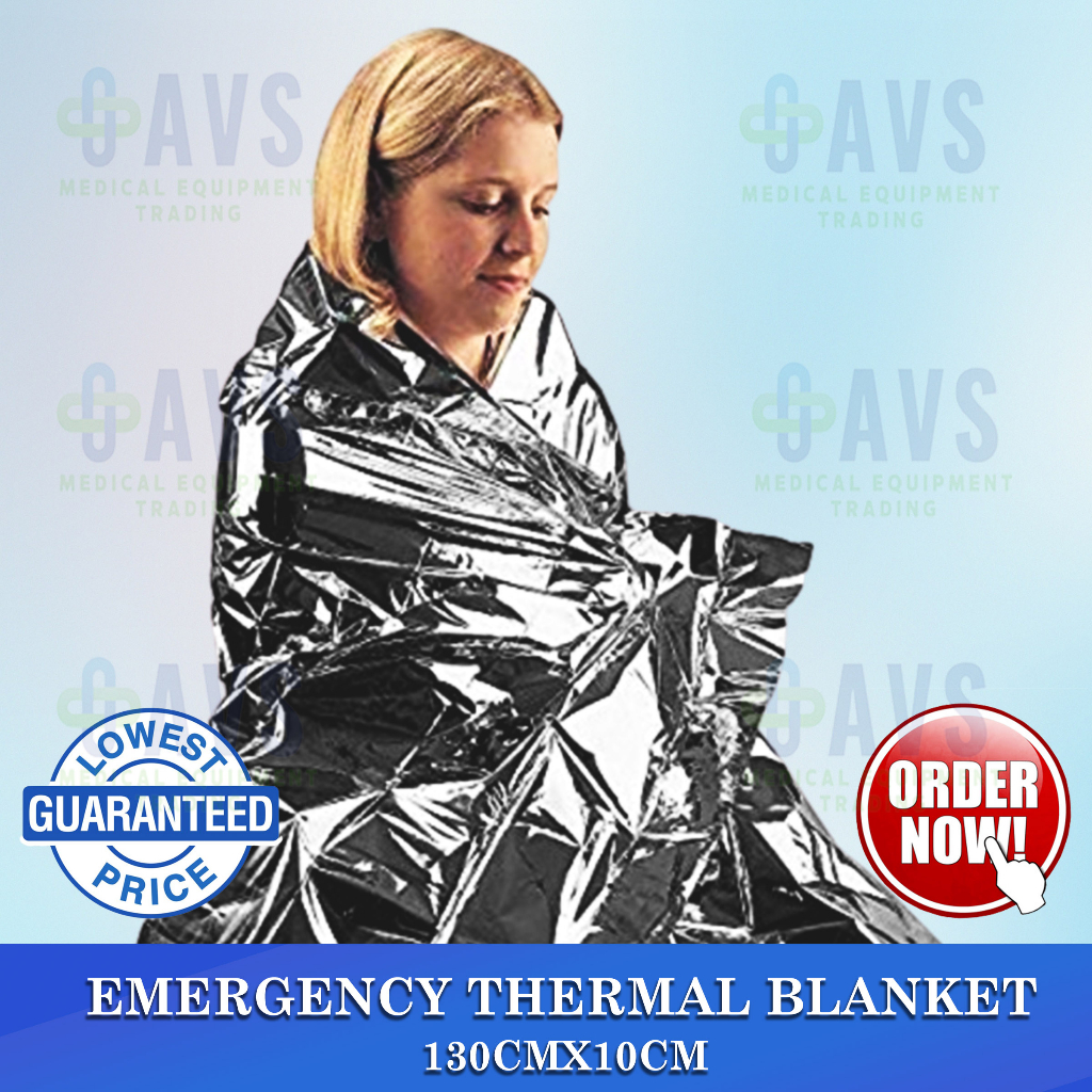 Emergency thermal Blanket 130x10cm (Sold per piece) Shopee Philippines