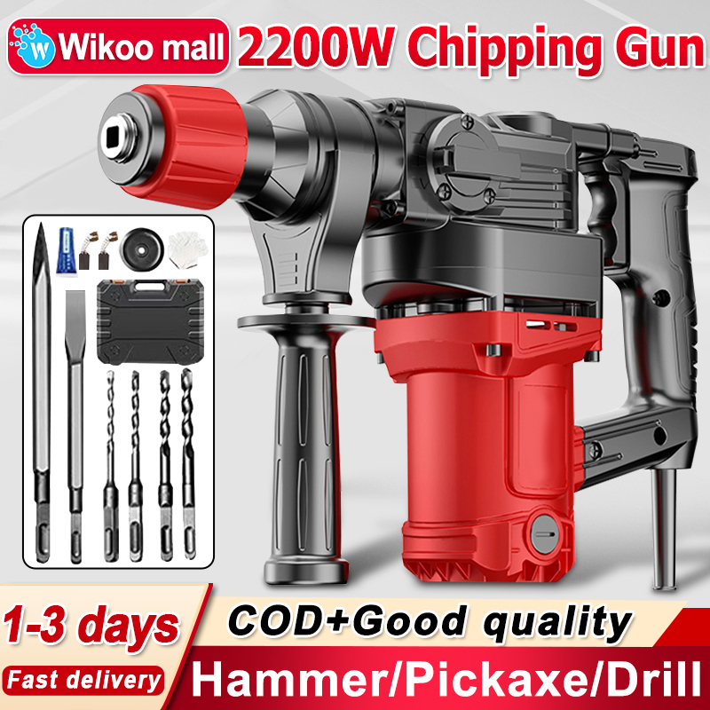 Demolition Electric Hammer 2200W 220V Heavy Duty Rotary Hammer Drill