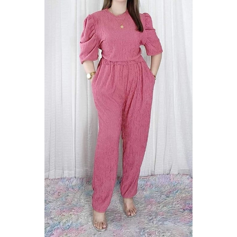 CALLIE PUFF TERNO PANTS fit L2XL Luckyfayes Shopee Philippines