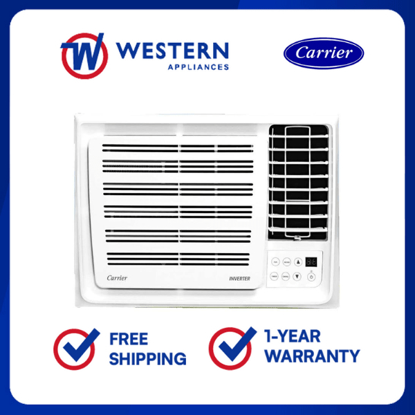 carrier window type aircon inverter price