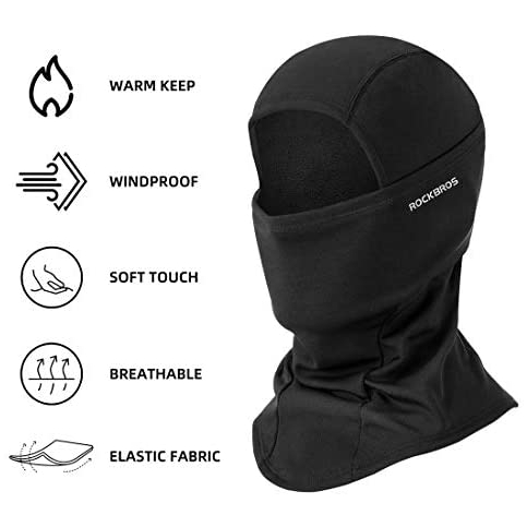 Rebelhorn Freeze II Thermoactive Balaclava - Black - Adventure Rider