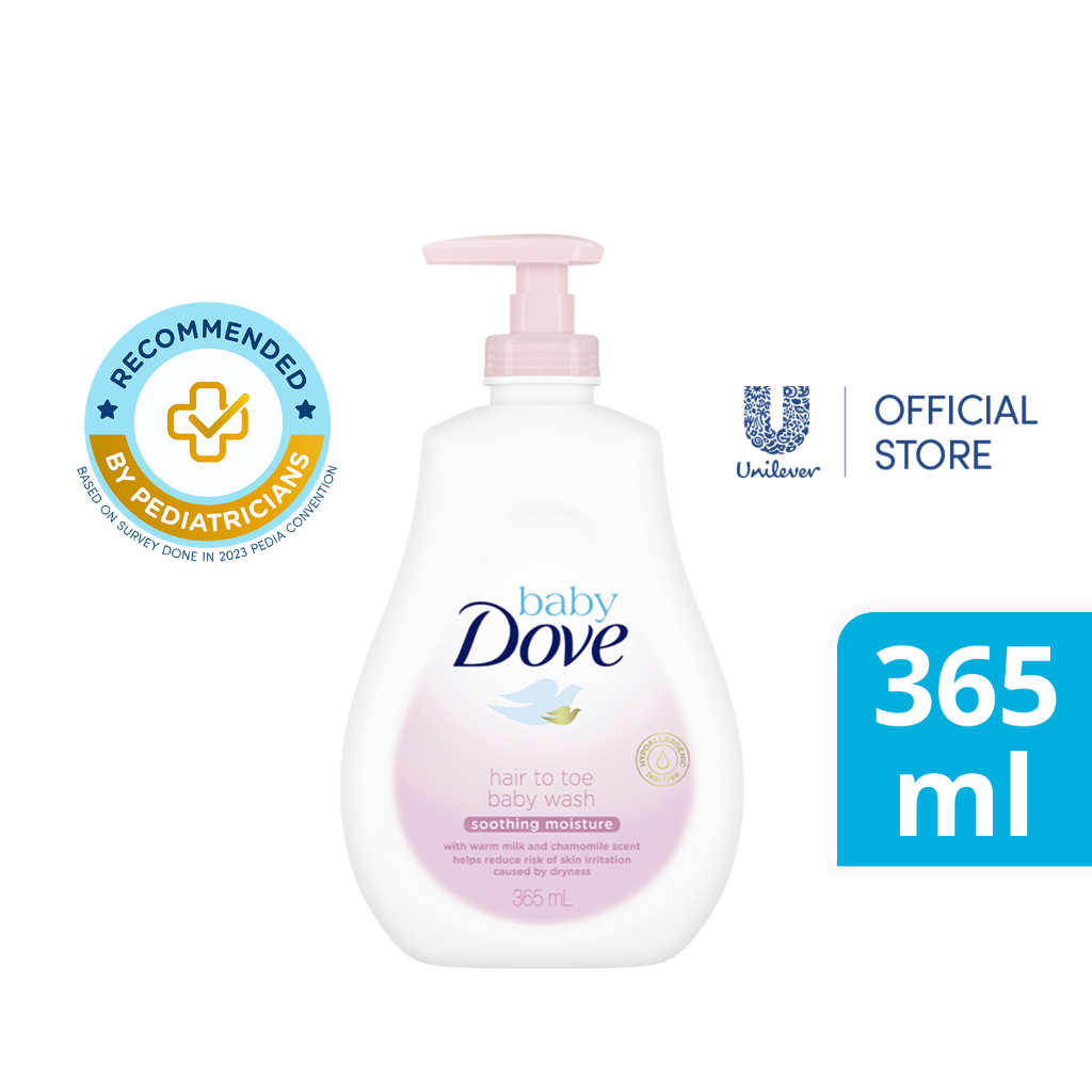 Dove baby hair hot sale to toe wash