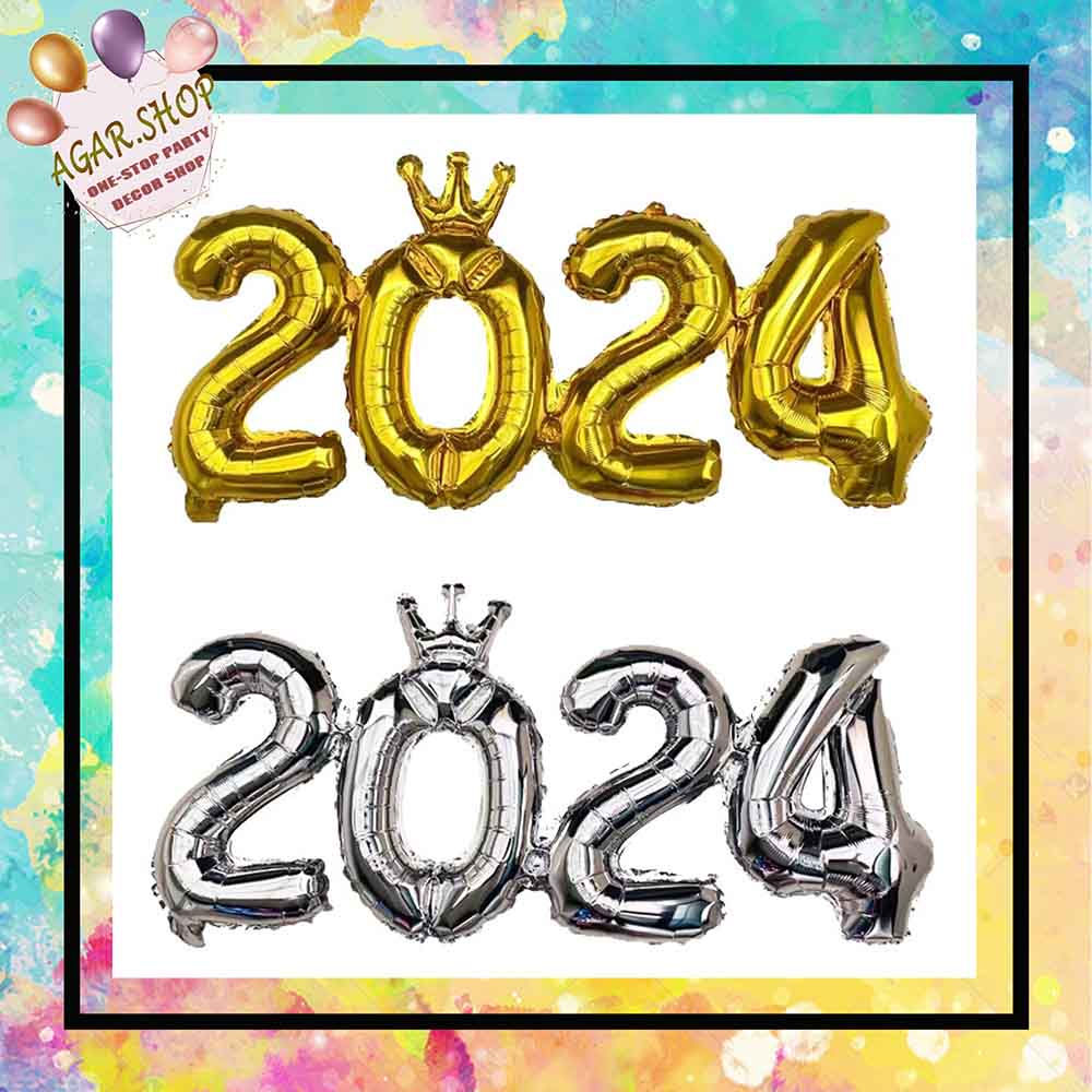 Agar Shop 2024 Siamese Crown Foil Balloon New Year Party Decoration   Ph 11134207 7r98u Llbqlzfspscj84