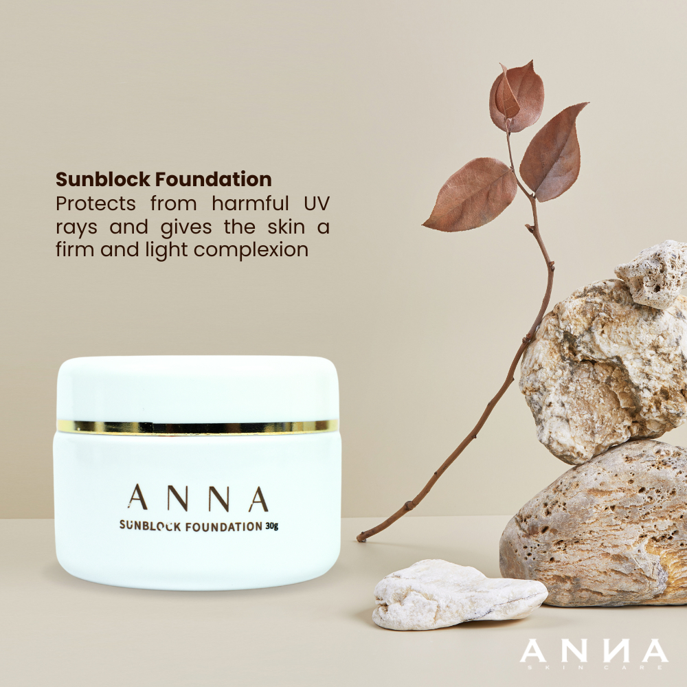 ANNA Sunblock Foundation 30g | Shopee Philippines