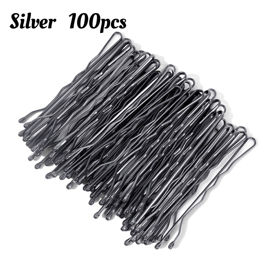 150pcs Bobby Hairpins With Plastic Storage Case Bobby Pins Hairdressing 