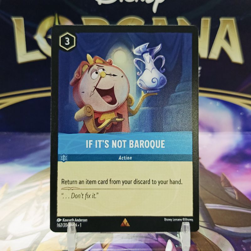 If It's Not Baroque #162/204 - TCG Disney Lorcana The First Chapter ...