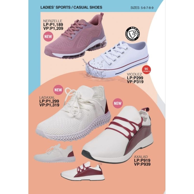 Boardwalk Ladies Lace Up Sneakers Shopee Philippines