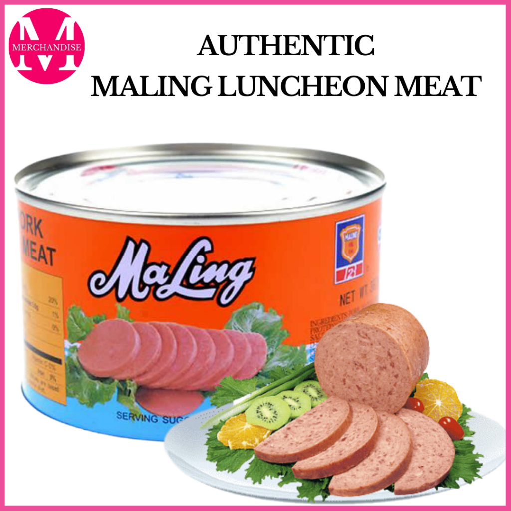 Premium MaLing Luncheon Meat 387 grams Pork Luncheon Meat Less Sodium Original Made in Hongkong