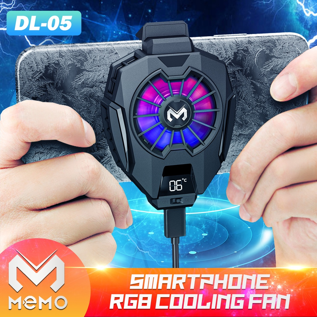 2023NEW LATEST MODEL MEMO DL05 Portable Gaming Radiator Cool RGB Led