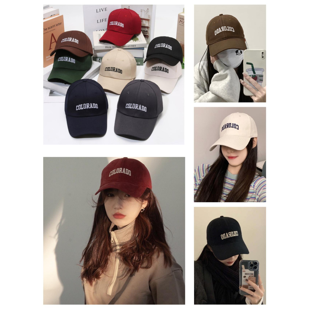 Korean Cap Letter Embroidered Soft Top Baseball Caps Men's Women's ...