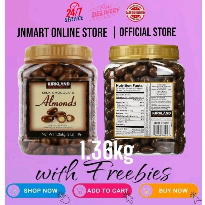 Kirkland Signature Almond 1.36kg Exp.Date June2024 ONHAND FAST