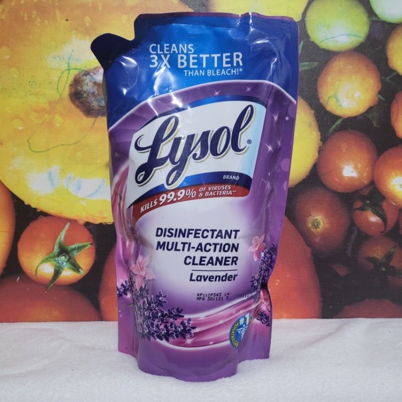 Lysol Disinfectant Multi-Action Cleaner Lemon/Lavander 800mL | Shopee ...
