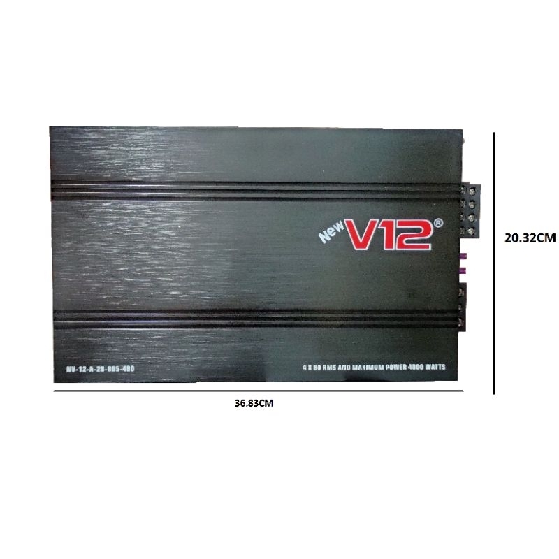 V12 Car Amplifier 4000W 4channels Original Shopee Philippines