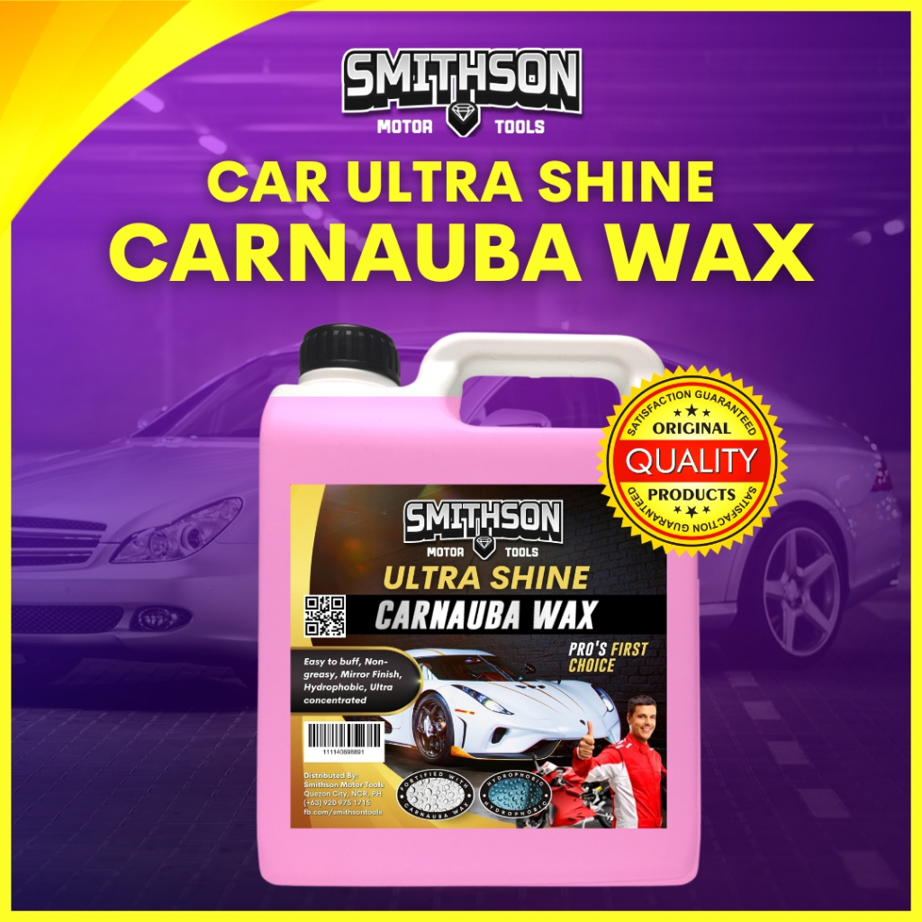 Smithson Carnauba Wax 1 Liter Enhance and Protect for Cars and Motors