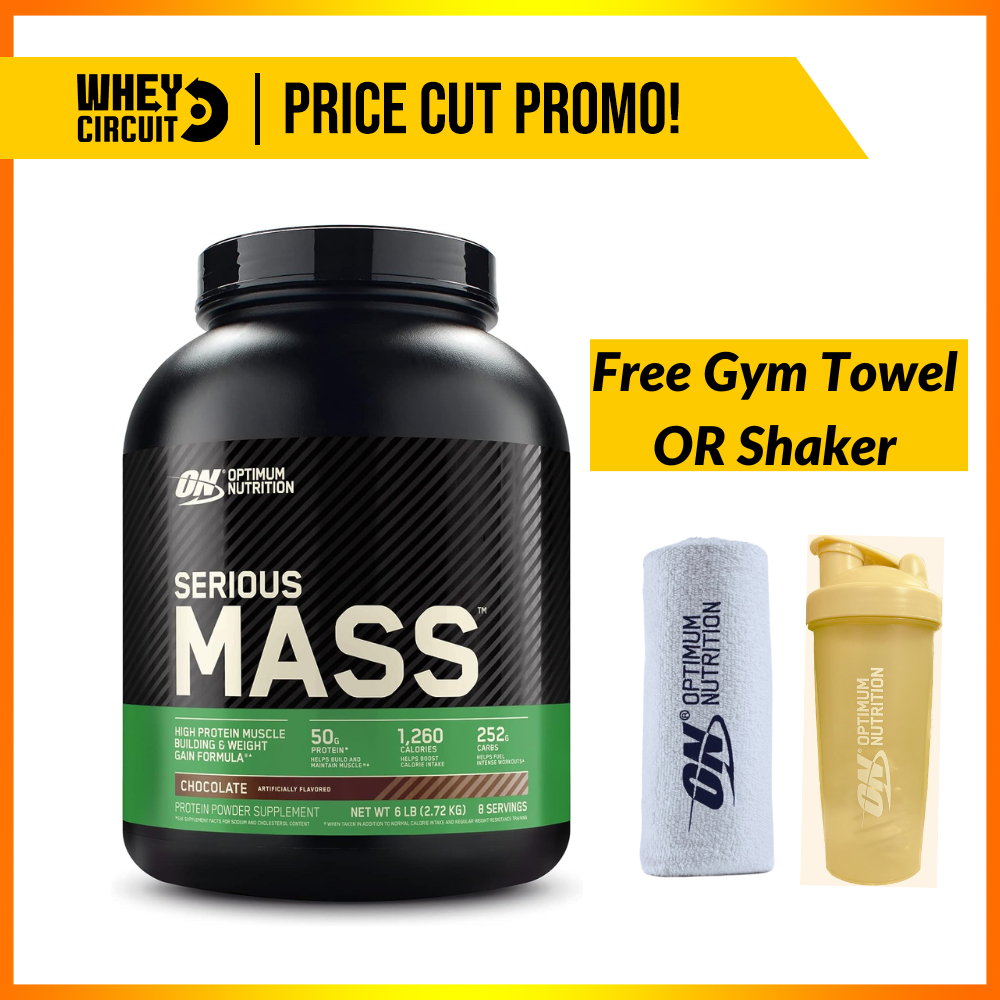 On Serious Mass High Protein Weight Gain Powder 6lbs Shopee Philippines