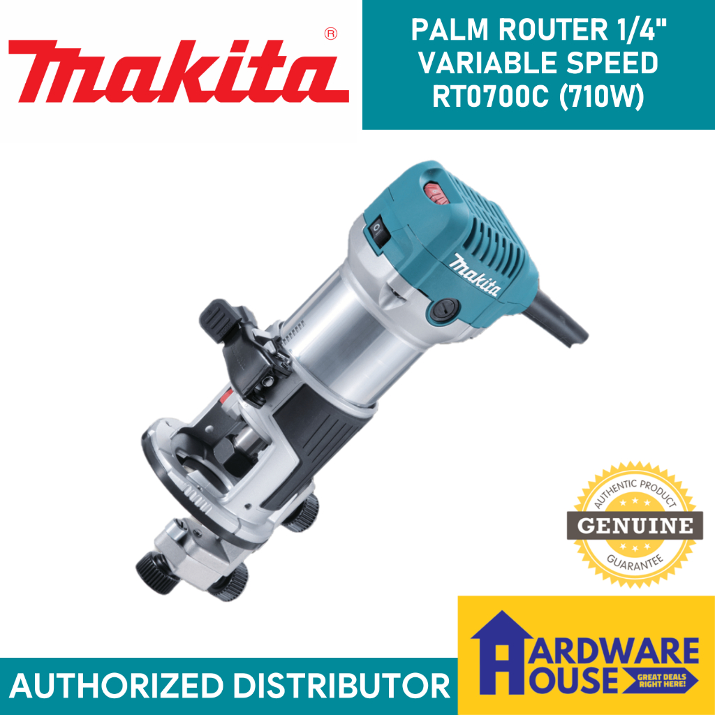 ORIGINAL MAKITA RT0700C Palm Router Variable Speed 1/4" Shank Heavy