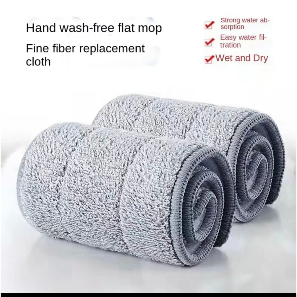 Free Hand Wash Flat Mop Cleaning Lazy Tool Kit 360 Degree Rotating Tile