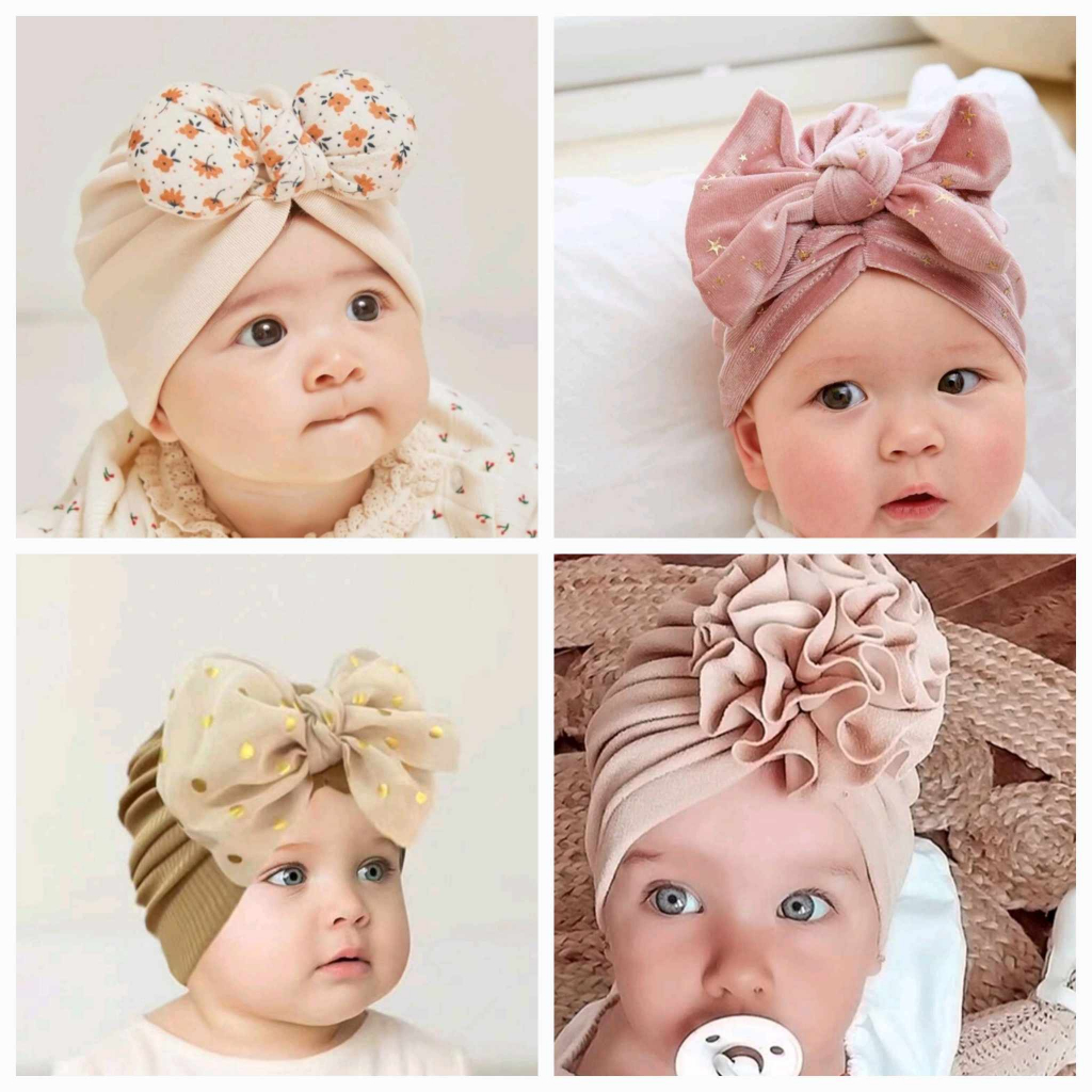 Baby bonnet best sale with ribbon