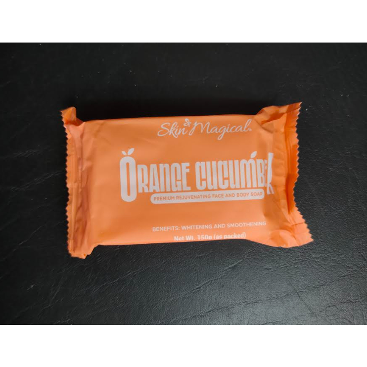 Skin Magical Orange Cucumber Premium Rejuvenating Face and Body Soap 150g