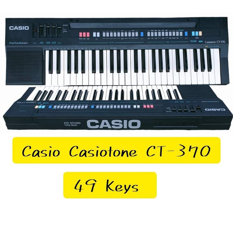 Casio Casiotone CT370 (49 Keys) Japan Surplus Keyboard Piano Shopee