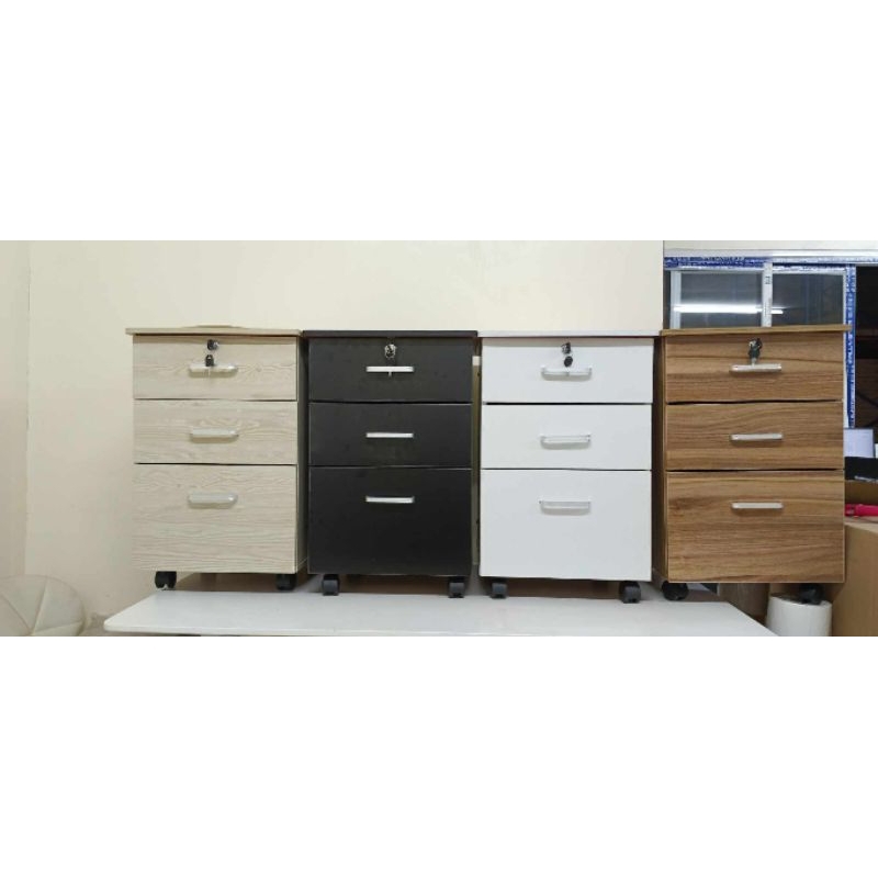 NEW! #FCO3 Pedestal drawers with lock and wheels | Shopee Philippines