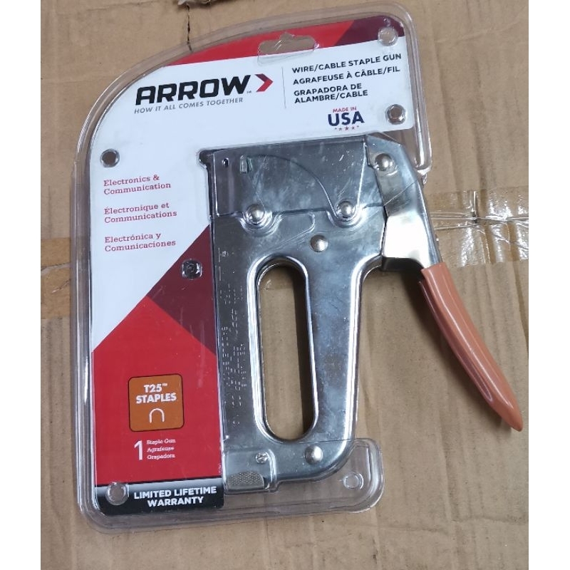 Arrow T25 Low Voltage Wire Staple Gun Tacker Shopee Philippines