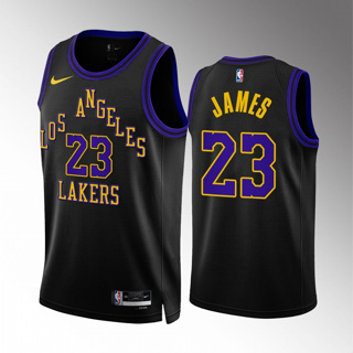 2021-2022 Earned Edition Los Angeles Lakers Black #24 NBA Jersey