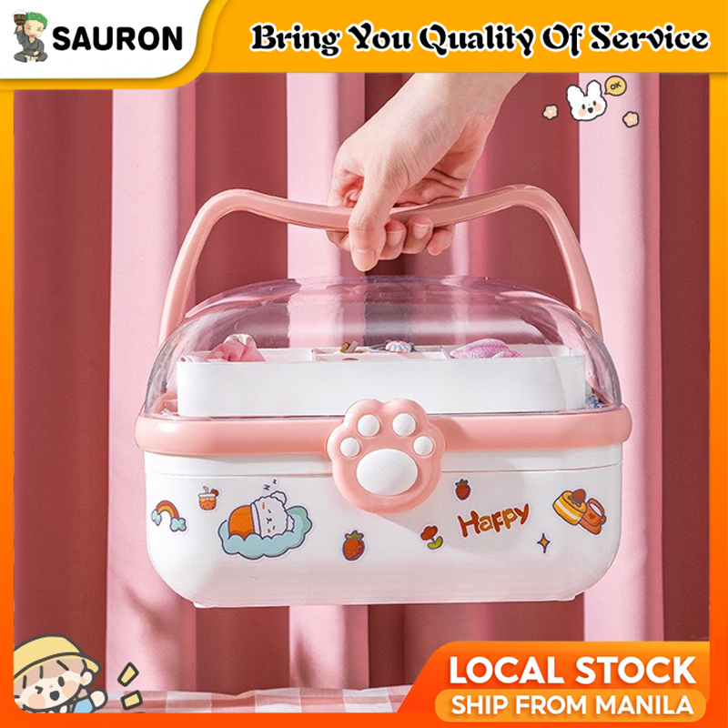 Children's hair accessories storage box girl hairpin headdress jewelry