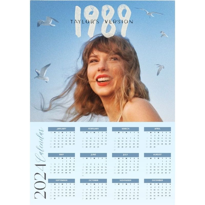 A4 Size Taylor Swift 2025 Wall Calendar Shopee Philippines