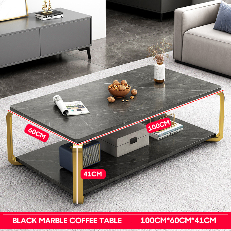 ⚡COD⚡ 2-Tier Coffee Table Modern Creative Center Table Tea Table with ...