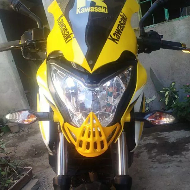 Kawasaki NS160 / NS150 / NS200 Headlight Mask Fibermade Shopee