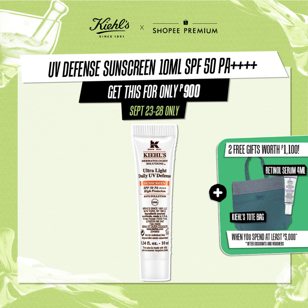 Kiehl's Ultra Light Daily UV Defense Facial Sunscreen with SPF 50 PA