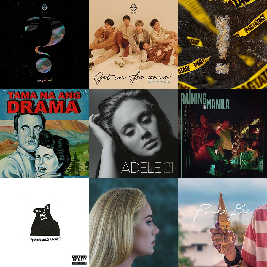 SB19/Adele/Lola Amour/Ang Bandang Shirley/Cup Of Joe Album Covers Vinyl ...