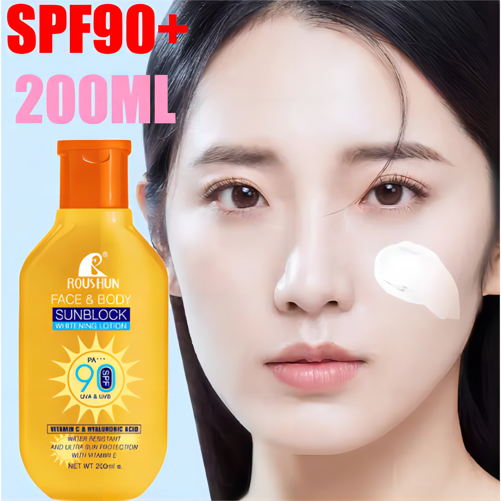 SPF90 PA+++ Body Lotion Whitening Sunscreen Lotion with Vitamin E Anti