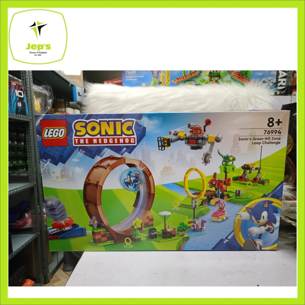 Lego Sonic The Hedgehog 76994 Sonics Green Hill Zone Loop Challenge 2023 Shopee Philippines 7482