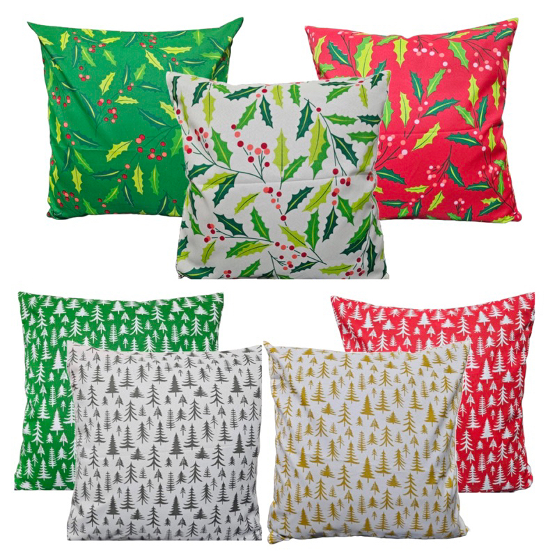 Christmas Throw Pillow Case with Zipper 16x16 Shopee Philippines
