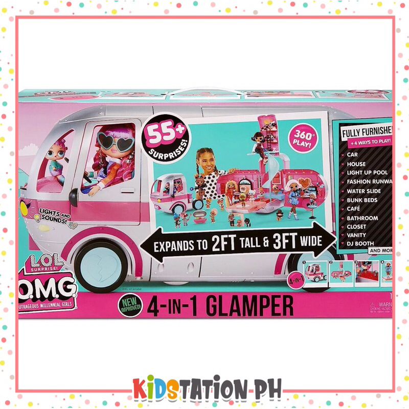 LOL Surprise OMG – Le Camping-car Glamper – Playset Complet Avec Poupée – MGA 2019